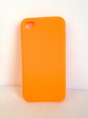 Oranje-Iphone-hoesje.-(siliconen)-(4&amp;4s)